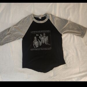 He Whose Ox is Gored Northwest F*cking Doom ringer baseball tee in size Medium